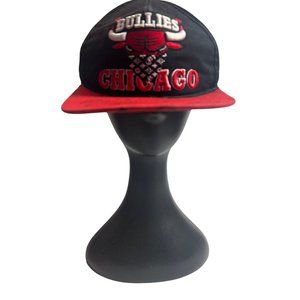 Chicago Bullies NBA Red and Black Snapback Hat
